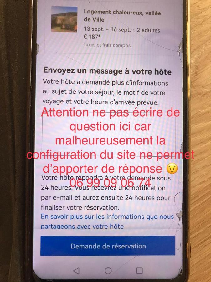 Logement Chaleureux, Vallee De Ville Steige Bagian luar foto